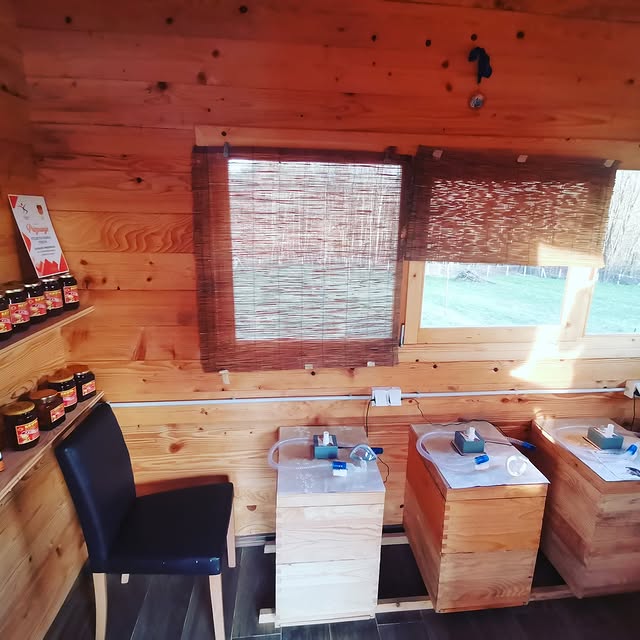 Vazduh iz košnice 🐝, bogat isparljivim jedinjenjima iz meda 🍯, propolisa i voska, poznat je po svo