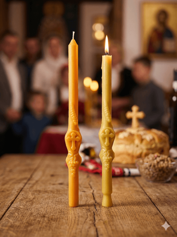 Slavska svijeća (100% pčelinji vosak)