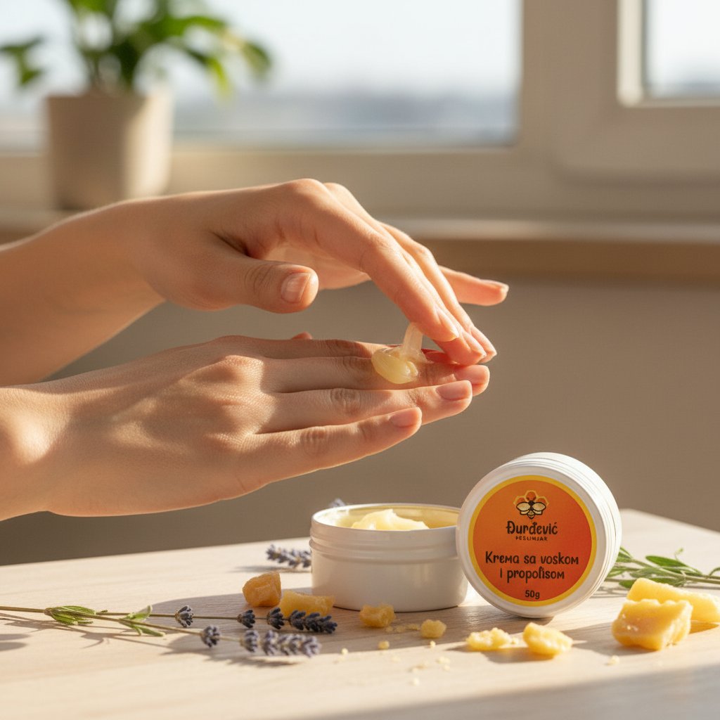 Krema (Vosak-Propolis) — primjena 1